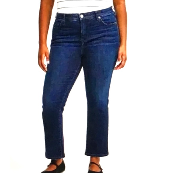 TORRID Cropped Jeans High Rise Sky High Kick Boot Jeans Women’s Plus Size 16 - Picture 1 of 16